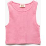 Koton Pamuklu Arkası Pencere Detaylı Kaşkorse Basic Crop Atlet - 11 - 12 Yaş - Pembe