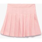 Koton Pamuklu Kalın Pileli Basic Mini Etek - Pembe - 7 - 8 Yaş