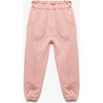 Koton Pamuklu Şardonlu Cepli Jogger Pembe Kız Bebek Eşofman Altı 6WMG40027AK - 3 - 4 Yaş - Açık Pembe