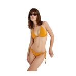 Koton Parlak Üçgen Bikini Üstü Boncuk Detaylı İnce Askılı