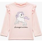 Koton Pembe Kız Bebek Sweatshirt 6WMG10119AK - Açık Pembe - 18 - 24 Ay