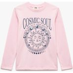 Koton Pembe Kız Çocuk Sweatshirt 6WKG10155AK - 7 - 8 Yaş - Açık Pembe