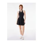 Koton Pileli Kolsuz Slim Fit Polo Yaka Elbise