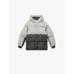 Koton Polar Astarlı Uzun Kollu Kapşonlu Renk Bloklu Şişme Mont Gri 6wkb20020tw Gri