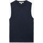 Koton Regular Fit Bisiklet Yaka Kolsuz Triko Bluz - Lacivert
