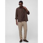 Koton Regular Fit Düğmeli Cepli Duble Paça Pantolon - Ekru - 38