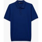 Koton Regular Fit Erkek Polo Yaka Lacivert Düğmeli Kısa Kollu Triko Tişört