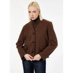 Koton Regular Fit Kahve Kadın Ceket 6WAK20248EW