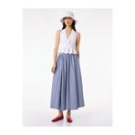 Koton Regular Fit Pamuklu Poplin Ekose Uzun Etek