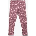 Koton Şardonlu Kalp Desenli Pamuklu Uzun Tayt Kız Çocuk Pembe Slim Fit Orta Kalınlık Özellikli - 5 - 6 Yaş