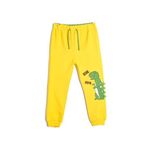 Koton Sarı Lastikli Dinozor Baskılı Erkek Bebek Eşofman Altı