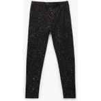 Koton Sim Detaylı Dar Kalıp Pamuklu Tayt - Siyah - 7 - 8 Yaş