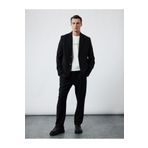 Koton Slim Fit Kapaklı Cep Detaylı Uzun Kollu Mono Yaka Blazer Ceket
