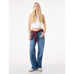 Koton Slim Fit Klasik Yaka Kolsuz Fermuarlı Crop Bluz - Beyaz - 36