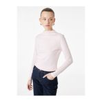 Koton Slim Fit Pamuklu Uzun Kollu Hafif Dik Yaka Bluz