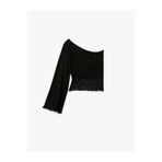Koton Slim Fit Tek Omuz Tül Bluz