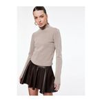 Koton Slim Fit Uzun Çan Kollu Dik Yaka Bluz