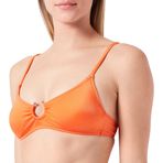 Koton Spaghetti Strappy Cut Out Detail Shirred Bikini Top