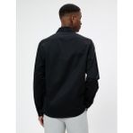 Koton Spor Gömlek Slim Fit Klasik Yaka Uzun Kollu Non Iron - Siyah