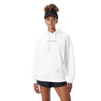 Koton Spor Kapüşonlu Sweatshirt Baskılı Kanguru Cepli, Kadın, Ekru, S