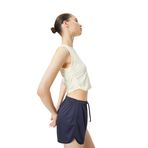 Koton Spor Yarım Atlet Yanları Drape Detaylı Bisiklet Yaka