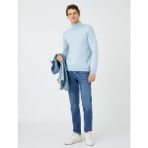 Koton Straight Fit Kot Pantolon - Mark Jean - 32 / 32 - Lacivert