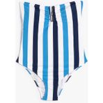 Koton Straplez Mayo Pencere Detaylı Geometrik Aksesuarlı - 38 - Lacivert