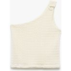 Koton Tek Omuz Toka Detaylı Kolsuz Crop Bluz - Ekru - 9 - 10 Yaş