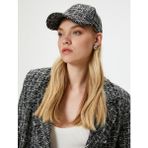 Koton Tüvit Kışlık Şapka Cap Model- Şahika Ercümen x Koton - Standart - Siyah