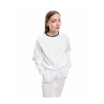 Koton Üç İplik Şardonlu Dikiş Detaylı Bisiklet Yaka Oversize Sweatshirt