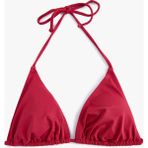 Koton Üçgen Bikini Üstü Basic - 38 - Pembe