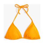 Koton Üçgen Bikini Üstü Basic - Turuncu - 38