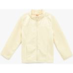 Koton Uzun Kollu Cepli Dik Yaka Fermuarlı Bej Erkek Bebek Sweatshirt 6WMB10205TK - 18 - 24 Ay