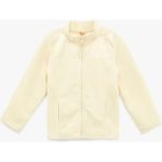 Koton Uzun Kollu Cepli Dik Yaka Fermuarlı Bej Erkek Bebek Sweatshirt 6WMB10205TK - 3 - 4 Yaş
