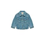Koton Uzun Kollu Gömlek Yaka Kapaklı Cep Detaylı Pamuklu Denim Ceket, Orta İndigo, 18-24 Ay