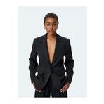 Koton Uzun Kollu Kapaklı Cep Detaylı Slim Fit Kruvaze Blazer Ceket
