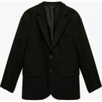 Koton Uzun Kollu Kapaklı Cepli Düğmeli Slim Fit Mono Yaka Blazer Ceket - 46 - Siyah