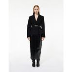 Koton Uzun Kollu Kemer Detaylı Peplum Blazer Ceket - 38 - Siyah