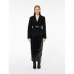 Koton Uzun Kollu Kemer Detaylı Peplum Blazer Ceket Siyah 6wak50116uw Siyah