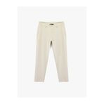 Koton Viskon Karışımlı Cepli Düğmeli Slim Fit Kumaş Pantolon