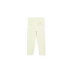 Koton Viskon Karışımlı Düğme Detaylı Triko Pantolon, Ekru, 3-4 Yaş