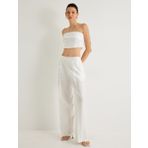 Koton X Melis Ağazat - Crop Straplez Büstiyer Kat Detaylı Slim Fit