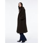 Koton x Şahika Ercümen - Sherpa Kaban Oversize Cepli - 40 - Kahve