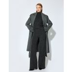 Koton X Şahika Ercümen - Slim Fit Dikiş Detaylı Uzun Kollu Dik Yaka Bluz