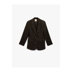 Koton X Şahika Ercümen - Uzun Kollu Koyun Yünü Karışımlı Blazer Ceket
