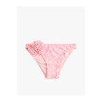 Koton X Sibil Çetinkaya - Gül Aplike Detaylı Puantiyeli Bikini Altı