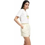 Koton x Sibil Çetinkaya Sarı Kadın Regular Fit Şort 5SAK40412PW - 38