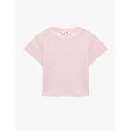 Koton X Sibil Çetinkaya - Yarı Transparan Slim Fit Kısa Kollu Bisiklet Yaka Tişört