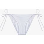 Koton Yanları Bağlamalı Ipli Dokulu Bikini Altı - 38 - Beyaz