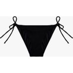 Koton Yanları Bağlamalı Ipli Dokulu Bikini Altı - 40 - Siyah